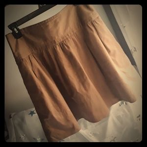 🖤BOTH Sides Have Pockets Midi Skirt BROWN sz 04🖤